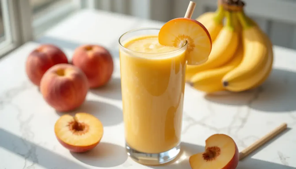 Banana Peach Smoothie Recipe