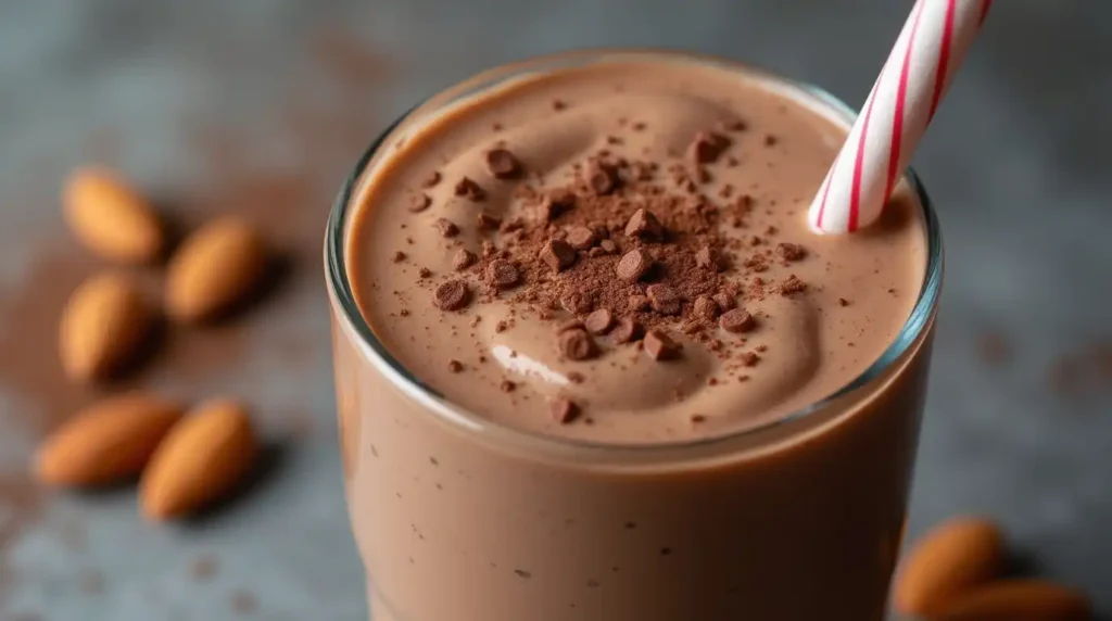 Chocolate Almond Milk Smoothie