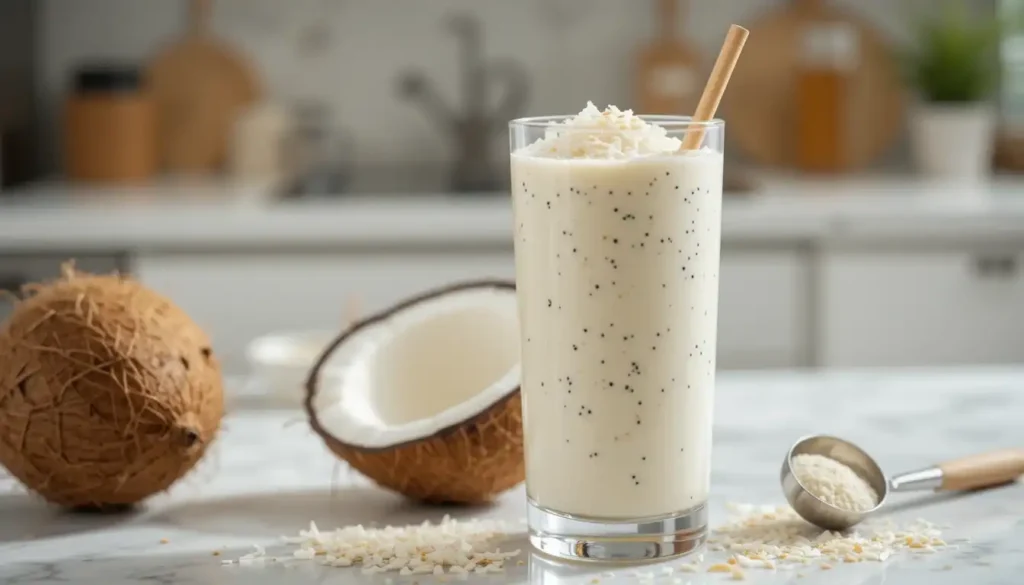 Creamy Coconut Protein Smoothie