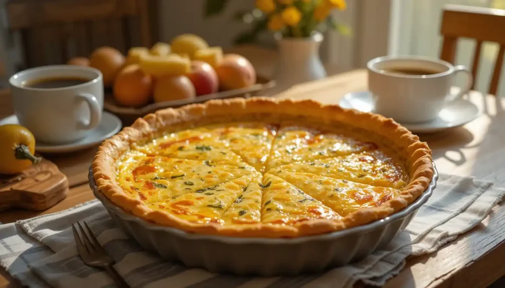 Crustless Egg and Cheese Quiche Recipe