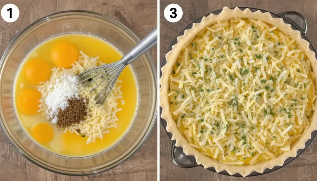 Crustless Egg and Cheese Quiche Recipe