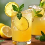 Natural Mounjaro Recipe for Weight Loss (2025) 5 Glass of Natural Mounjaro drink with lemon, ginger, and apple cider vinegar