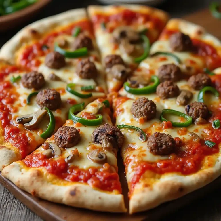 Thin-crust pizza dough rolled out and ready for toppings on a wooden board