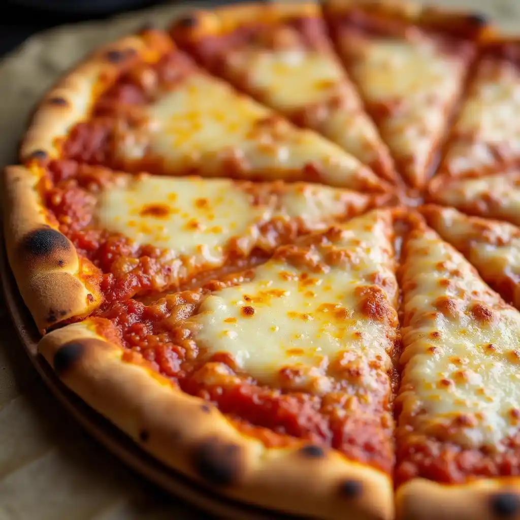 Homemade two-ingredient pizza dough rolled and ready for toppings